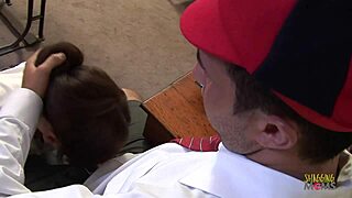 Beautiful Sexy Teacher Loves Helping Her Student Slam His Big Boner Hard.