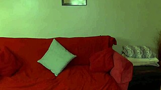 Intense Emotions in Old and Young Couple's Rough Cowgirl Fucking with Big Tits