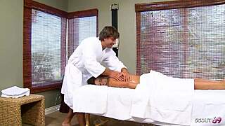 Sweet Teen Taylor Russo Seduces Older Guy for Hard Fuck at Massage Parlor