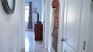 this kinky guy spotted me in the shower, my petite 18+ fit body turned him on hard