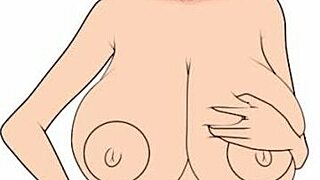 check out this cute asian slut painting big tits naked