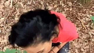 gabriella sucked my huge cock like ice cream until cumshot facial covered her big ass.