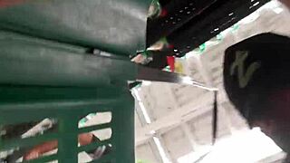 Culona Latina Shows Off Massive Ass in Supermarket Scene