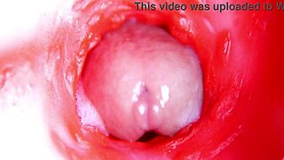 Camera Inside Pussy Captures Near Cum Moment! Wild 4K Internal ASMR With Deepthroat Action!