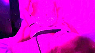 Big Tongue Sucking Lesbian Kisses Before Bed