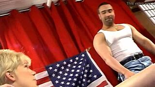 Innocent milf strips naked for porn casting interview