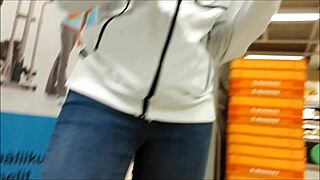 Oh man, that teen's ass in those tight jeans on hidden cam... it's just wow, ya know?