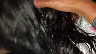 i'm kitty sucking this throbbing cock in my mouth for the first time on the bed