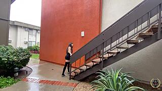 Pussy Rose Lynn Bends Over for Rome Majors' Intense Cumshot!