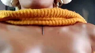 drunk brazilian housewife with hairy wet pussy jumps on dildo and squirts everywhere