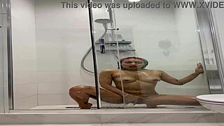 I watch naked roxy showering and pleasuring herself with toys