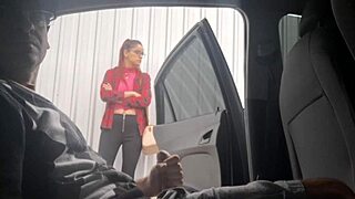 I jerked off risky on the street for that student at the bus stop