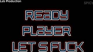 i feel so horny watching this adorable cosplay couple fuck doggystyle in bedroom