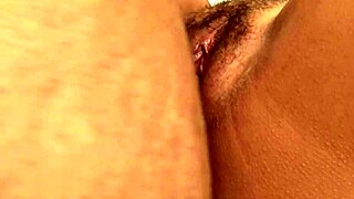 my latina stepdaughter gets extreme close up cumshot from stepdad covering her pussy