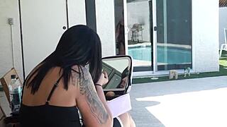 Tee Tee PAWG feels intense pleasure in rough BBW poundtown