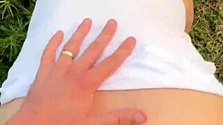 Risky Park Fuck Almost Gets Caught