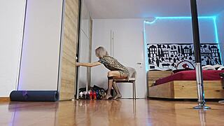 i love showing off my high heels in this glamour fashion show