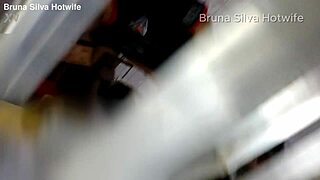 Bruna silva attends party at friend's house