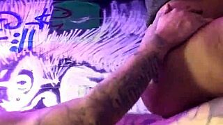 I'm beating the brakes off her pussy with my big cock