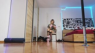 i love showing off my high heels in this glamour fashion show