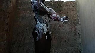 i love how we shower together before fucking with big cocks.