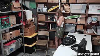 i caught shoplifter alyce anderson giving blowjob in the store