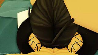 Petite cosplayer girl seduces me with monster cock costume at home