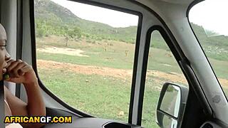 Pretty African Teen 18+ Girlfriend In Risky Outdoor Doggystyle With Bwc