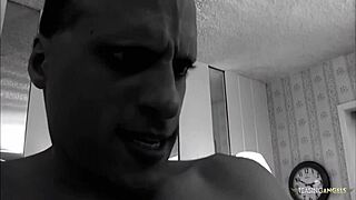 Blonde struggles to stay quiet in intense moment