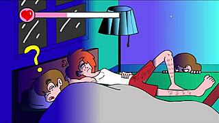 Milf Flashing On Sofa