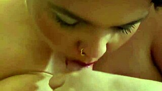 She moans, 'Watch my big tits bounce while I suck him off until he cums in my mouth'