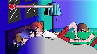 Milf Flashing On Sofa