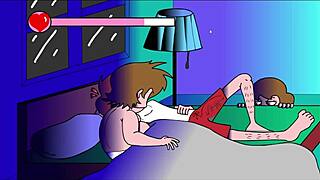 Milf Flashing On Sofa