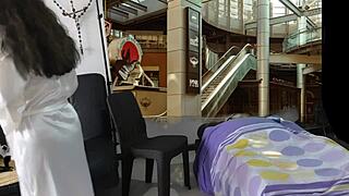 Agarabas and Olpr sex preview in shopping mall?