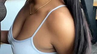 She Satisfies BBC with Stepbrother Amateur Couple