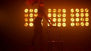 Sensual Pole Dance With Strip Tease