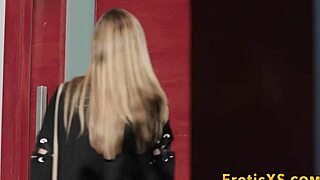 the blonde teen hottie lay on the bed while getting her pussy fingered in hardcore masturbation