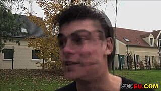 chubby lady feels the thrill as she's picked up and assfucked passionately