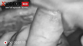 Housewife In Housecoat Performs Blowjob On Couch