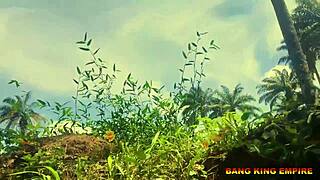 halloween hardcore massage turns to doggystyle fingering on the road