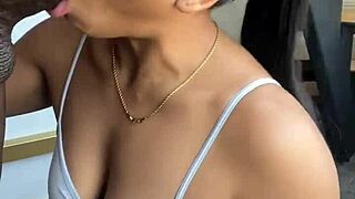 She Satisfies BBC with Stepbrother Amateur Couple