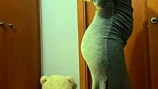 Intimate Doggy Style Encounter with Young Stepdaughter in POV, Leading to Creampie Orgasm While Boyfriend Waits