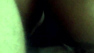 Mature ebony amateur with fat pussy gets bold cock action