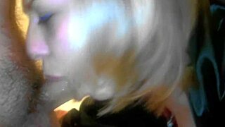 shimmering blonde italiano blowjob