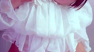 Asian Hands Rub Hairy Pussy In Old Japanese Masturbation But Delay Cum For Insertion