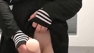 Transgirl uses fleshlight in full video