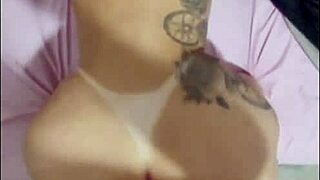 Blonde wife gives ass in bedroom