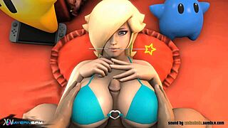 Switch from one tit to another in titty fuck