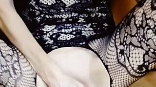 A Milf Dances Striptease With Masturbation Then Takes Big Cock In Tight Holes POV