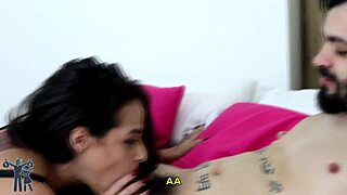 Latina Wife Hires Whore for Husband's Femdom Handjob Gift.